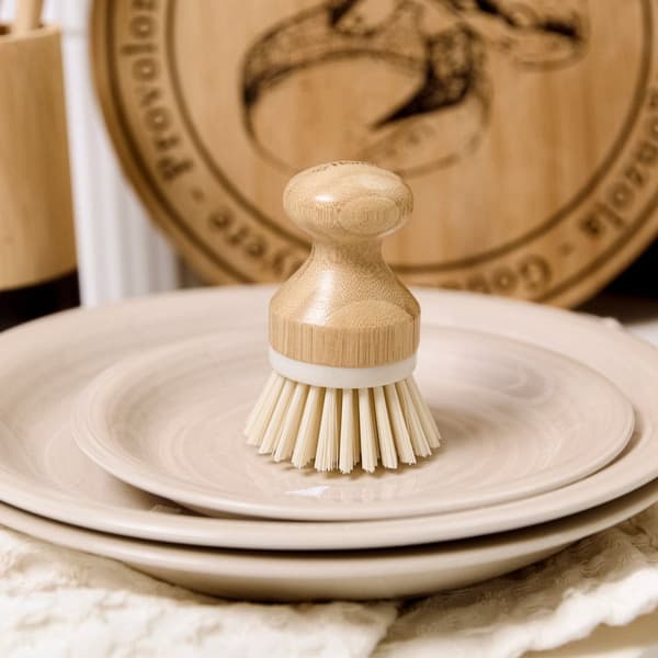 Borste | BAMBU | för rengöring av vit | 10 cm | 929650