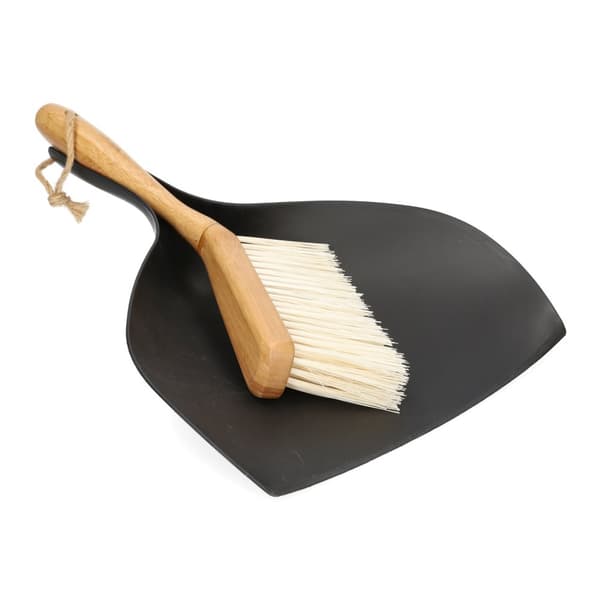 Kvast | BAMBU | och en stor svart skopa | 35x26cm | 968147