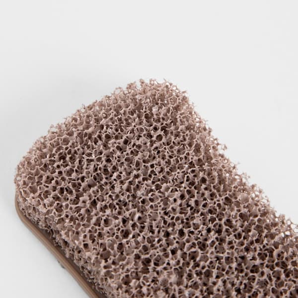 Svamp | LET RENGØRING | silikone dobbeltsidet taupe | 13x7cm | 723919