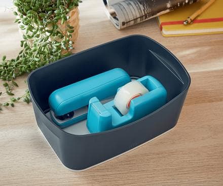 Leitz borddispenser Cozy 53670061 ABS blå + klæbende tape (53670061)