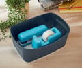 Miniatyrbillede 4 af 6: Leitz borddispenser Cozy 53670061 ABS blå + klæbende tape (53670061)
