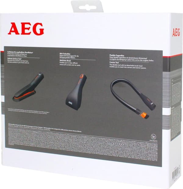 AEG dyse til støvsuger - til sarte overflader - 3 dyser - AKIT12 Clean & Tidy Car Kit