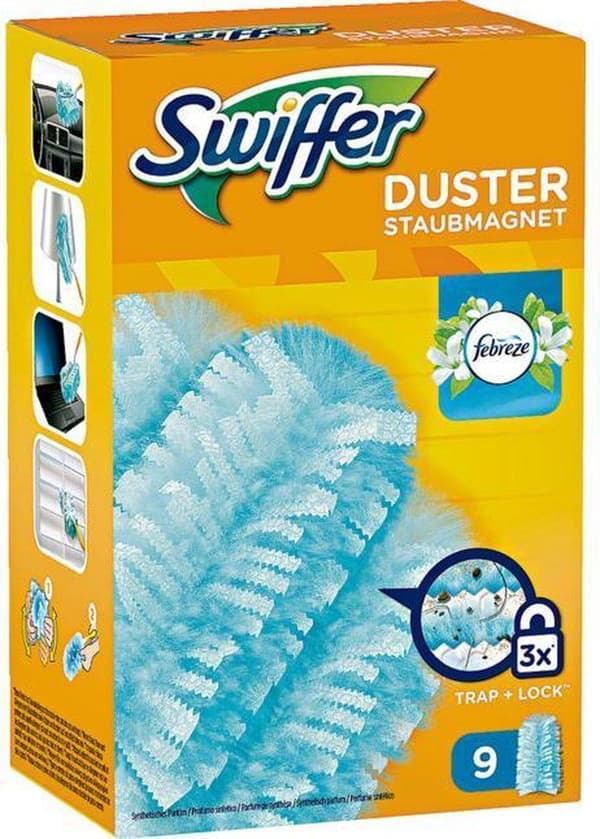 Swiffer Duster Febreze - 9 pyyhettä