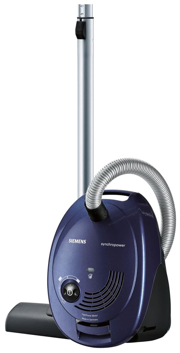 Siemens VS06A111 SynchroPower - Dammsugare med påse Blå
