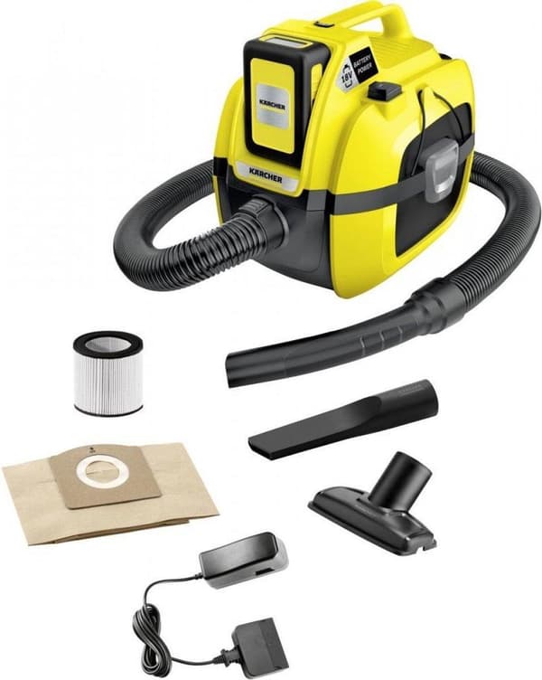 Kärcher WD1 Compact Multi-Purpose Støvsuger - 18V - inkl. batteri og oplader