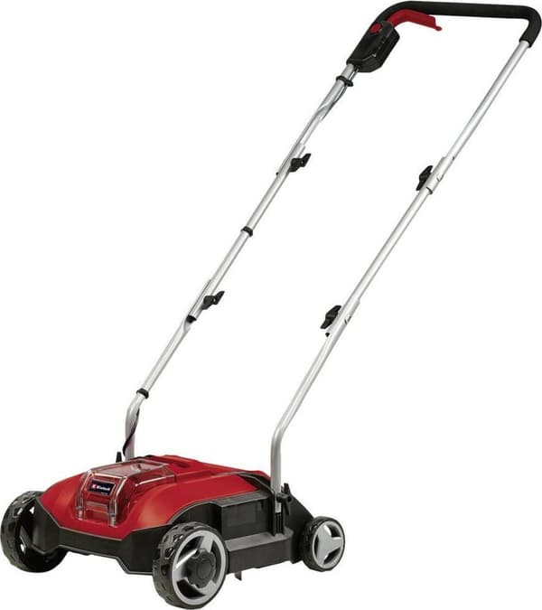 Einhell Battery Aerator GC-SC 18/28 Li Solo Power X-Change (Li-Ion - 18 V - børsteløs elmotor - 28 cm knivvalse - 3-trins arbejdsdybdejustering - uden