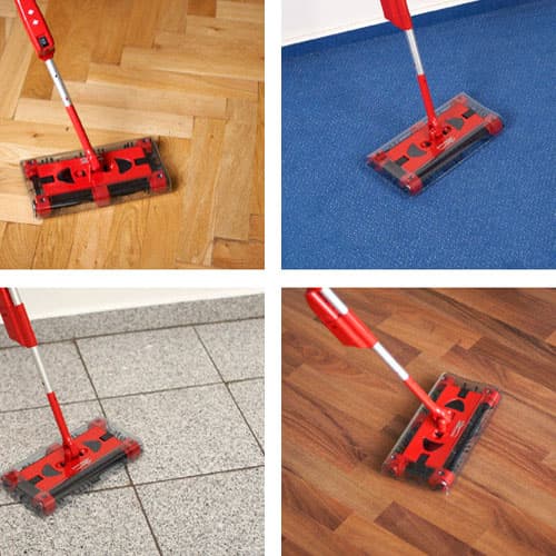 King Sweeper "Paszczak" dammsugare med batteri - supertom!