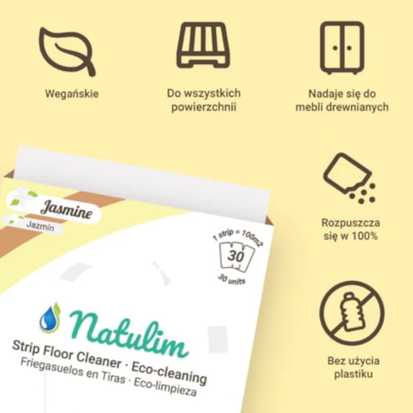 Øko gulvrengøringsark 30 stk. NATULIM