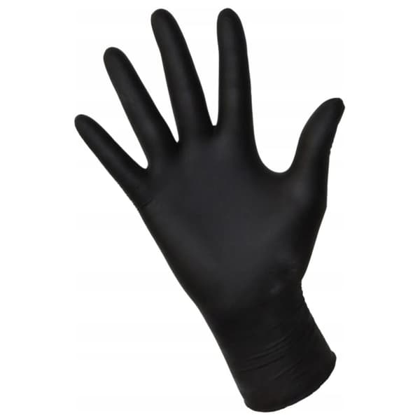 Nitrilhandskar svarta storlek S 100 st