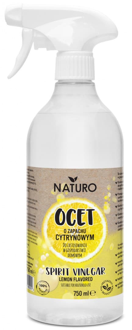 Sitruunantuoksuinen etikka 750 ml 6 % PL / EcoNaturo