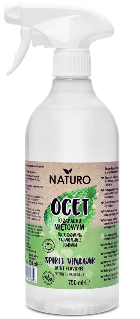 Eddike med mynteduft 750 ml 6% PL / EcoNaturo