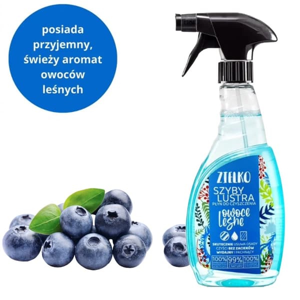 Glas- och spegelrengöring Skogsfrukter 500ml / ZIELKO