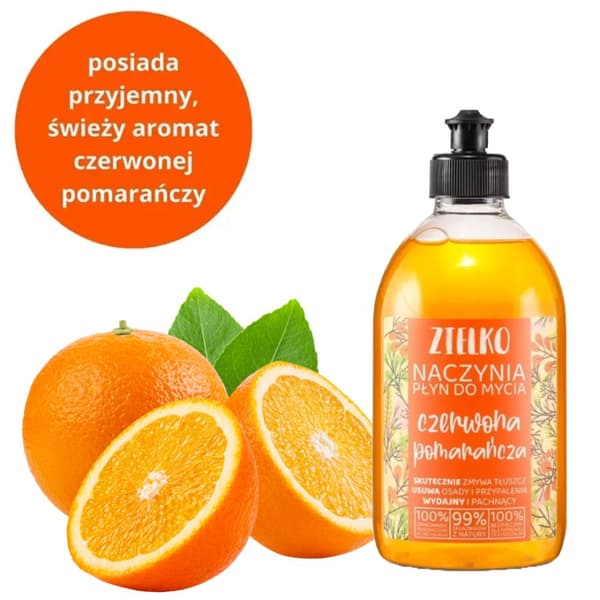 Röd Orange Diskmedel 500ml / GRÖN