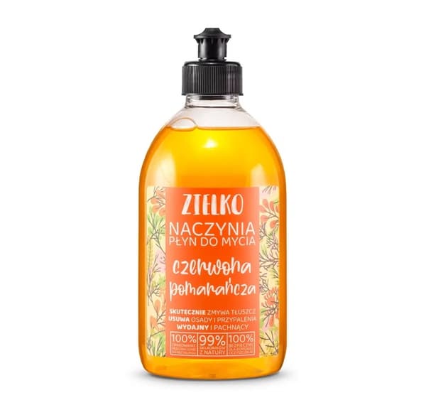 Röd Orange Diskmedel 500ml / GRÖN