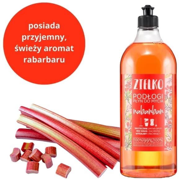 Rabarber gulvrens 1000ml / GRØN