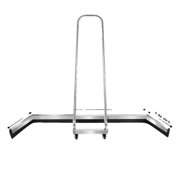 Sport Court Squeegee, Hållbar Rostfritt Stål, Effektiv Vattensopning,Silver