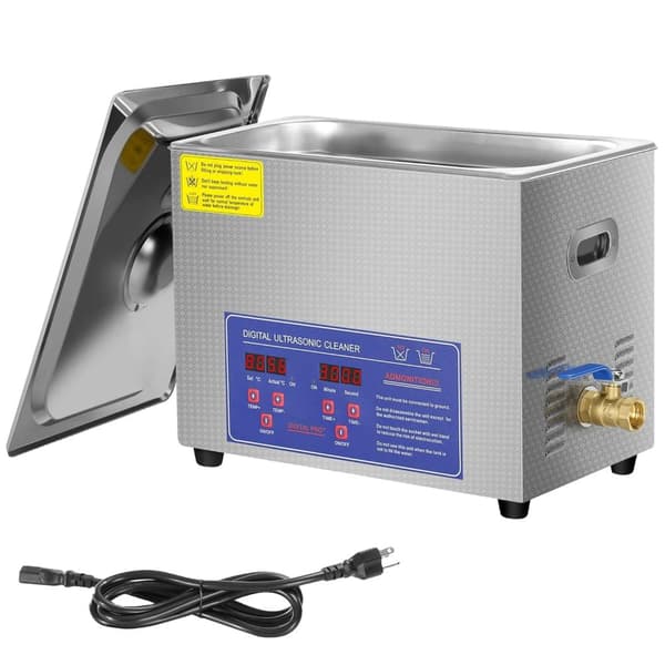 Ultrasoninen puhdistaja, 6L/10L kapasiteetti, digitaaliset ohjaimet,A