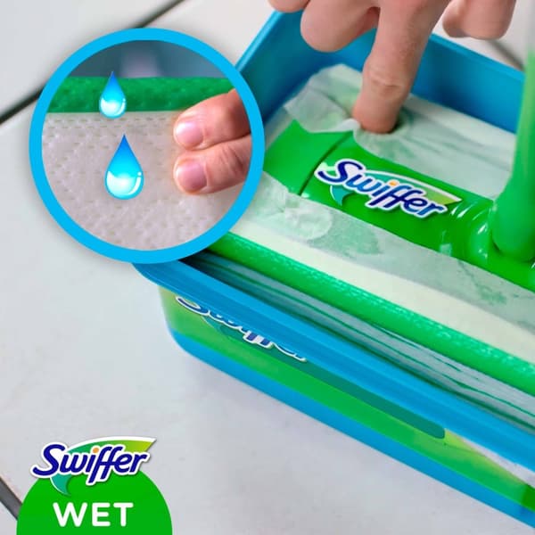 Swiffer Rengöringsdukar för golv, 10st fuktiga med citrusdoft