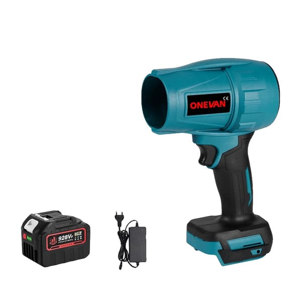 Elektrisk Turbo Fläkt, 2000W Effekt, 200 m/s Vindhastighet, Borstlös Motor,EU, 1x928vf Batteriuppsättning