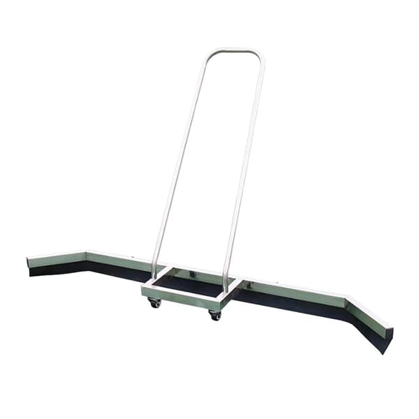 Tennisbanas Squeegee, Hållbar Rostfritt Stål, 145 cm Breda Blad,Silver