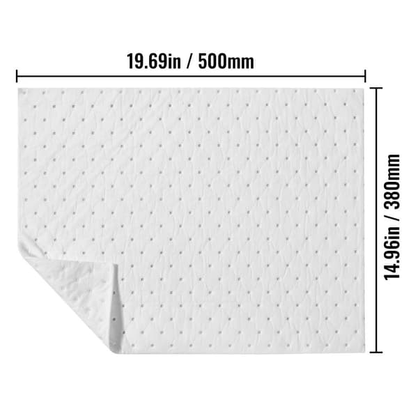 Imukykyiset alustat, yleisimukykyiset, 12 gallonan kapasiteetti, Absorbent Pad 20Gal