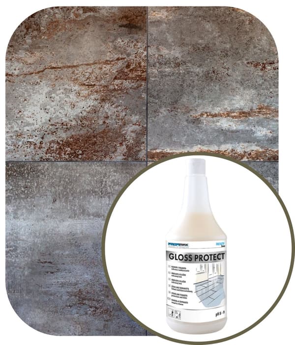 Glansskyddande sten. Terrakotta - glans 1l