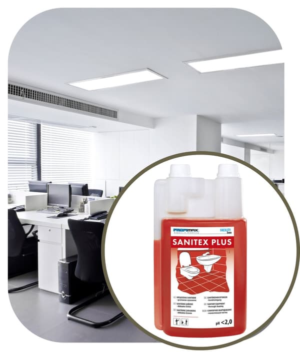 Grundrengöringsmedel för sanitärt rengöringsmedel, 1 l