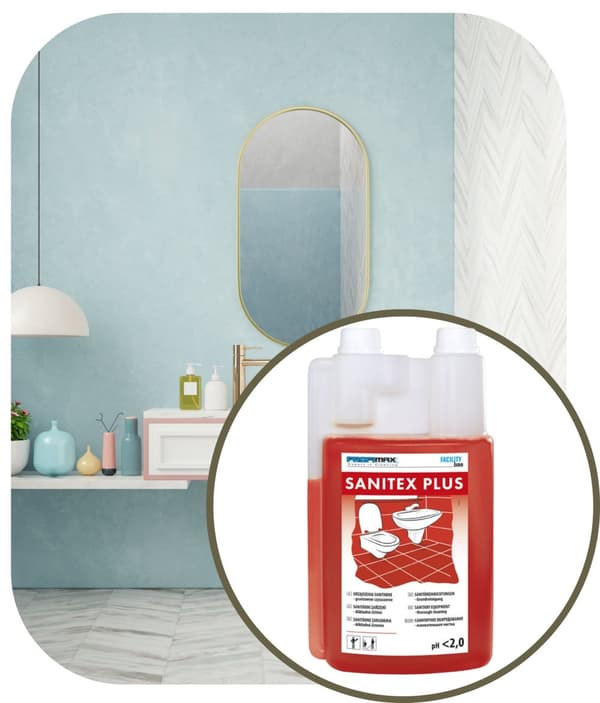 Grundrengöringsmedel för sanitärt rengöringsmedel, 1 l