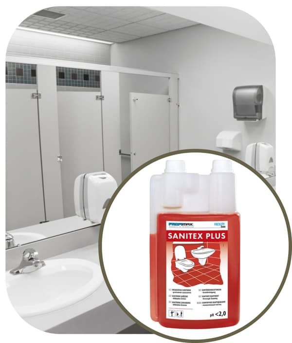 Grundrengöringsmedel för sanitärt rengöringsmedel, 1 l