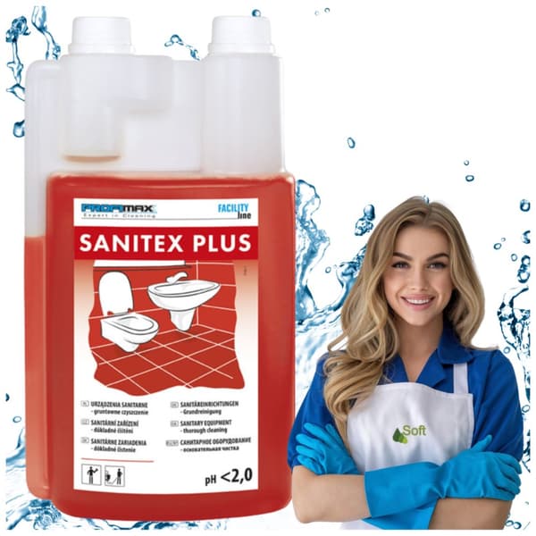 Grundrengöringsmedel för sanitärt rengöringsmedel, 1 l