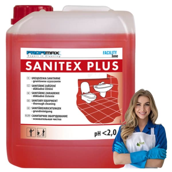 Saniteettitilojen puhdistusaine, 5l