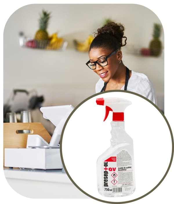 Preseptol QV 750 ml pintojen desinfiointiin