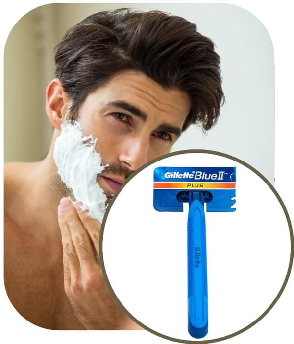 Gillette-partahöylä 1 kpl Blue II