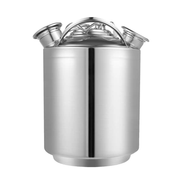 Öltubstvättsbucket, 10 liters kapacitet, rostfri konstruktion, lätt att rengöra,Ljusgrå