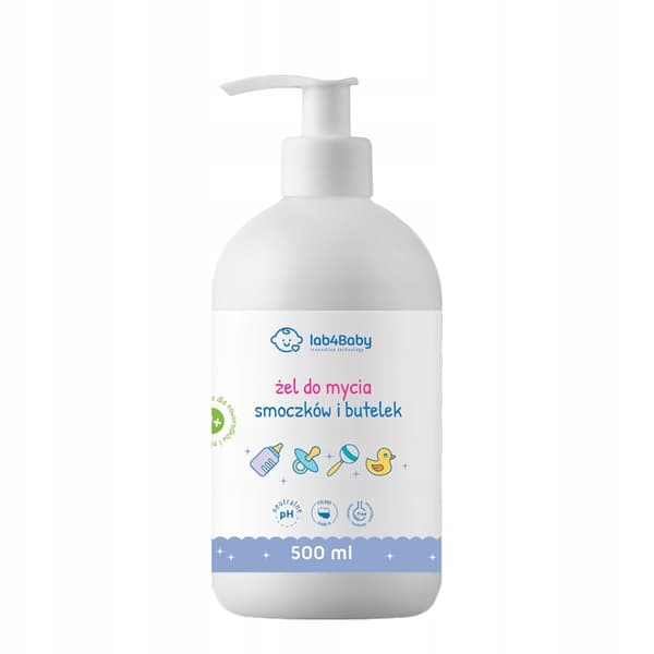Lab4baby Napp- och flasktvättgel 500 ml