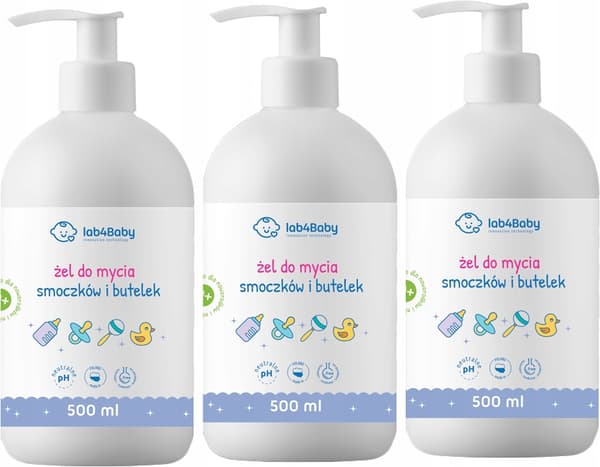 Lab4baby Napp- och flasktvättgel 500 ml