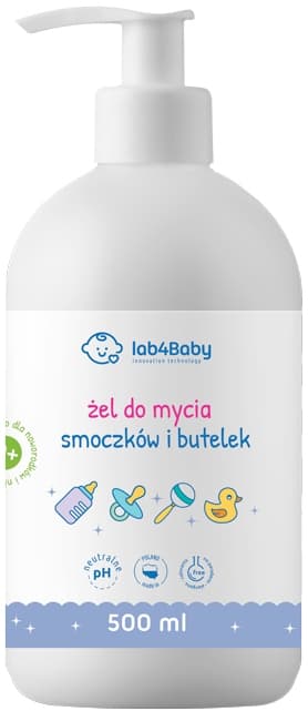 Lab4baby Napp- och flasktvättgel 500 ml