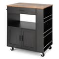 Miniatyrbillede 2 af 8: Køkken Serveringsvogn, 82x46x91 cm, Sort