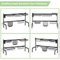 Miniatyrbillede 5 af 8: Over Sink Opvaskestativ, 53-99x30x53 cm, Sort