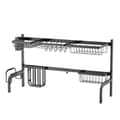 Miniatyrbillede 7 af 8: Over Sink Opvaskestativ, 53-99x30x53 cm, Sort