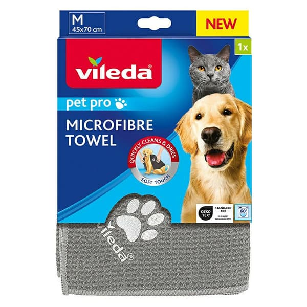 Vileda Pet Pro mikrofiberhandduk M 45x70cm 172650..