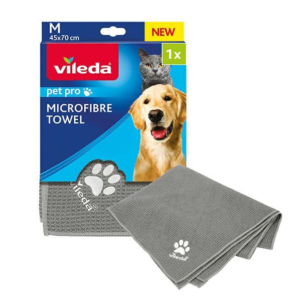 Vileda Pet Pro mikrofiberhandduk M 45x70cm 172650..