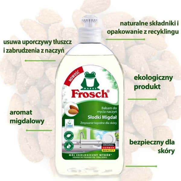 Frosch Tvättmedel Balsam Söt Mandel 500ml...