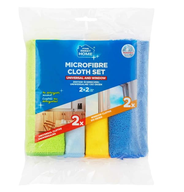 Spontex HSH Microfibra tygset 2+2 400000007...