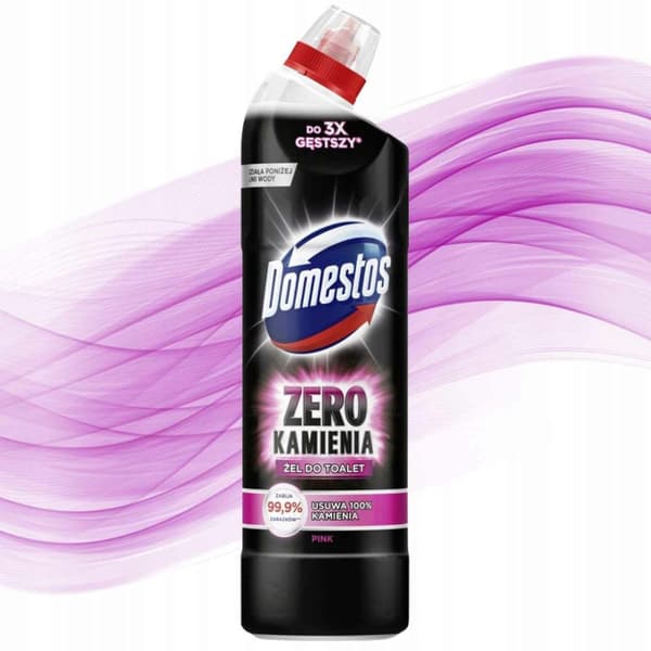 Domestos Zero Limecale Toalettgel Rosa 750ml..