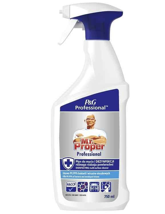Mr.Proper 750ml vätska för rengöring och desinfektion av olika ytor..