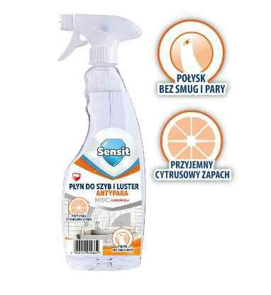 Sensit Glas- och Spegelrengöring Anti-imma 500ml...