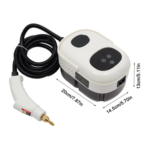 Damprensningsmaskine, 2500W effekt, 1,1L kapacitet,HVID