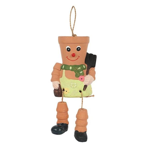 Something Different Terracotta Pot Man Planter Multicoloured One Size