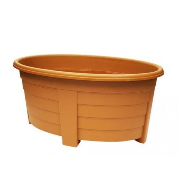 Grosvenor Oval plastik plantekasse